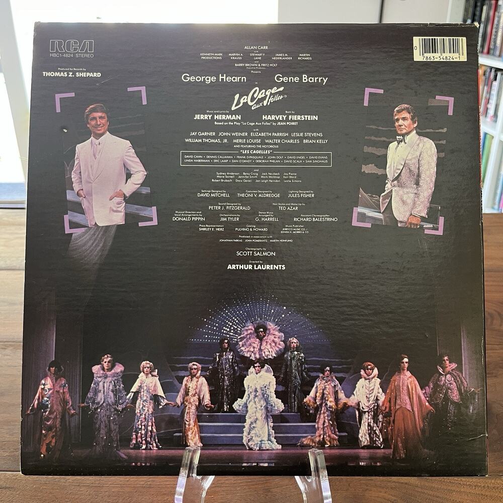 La Cage Aux Folles The Broadway Musical Gatefold LP 1983 RCA Red Seal HBC1-4824 - Picture 9 of 9